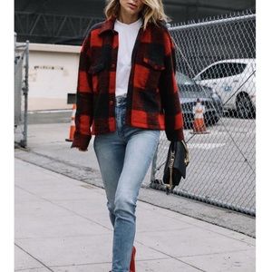 ANINE BING bobbi flannel jacket